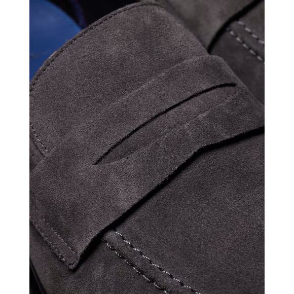 NEW in Box $295 Paul Smith Suede Pierce Loafers Grey 13 US main image 4